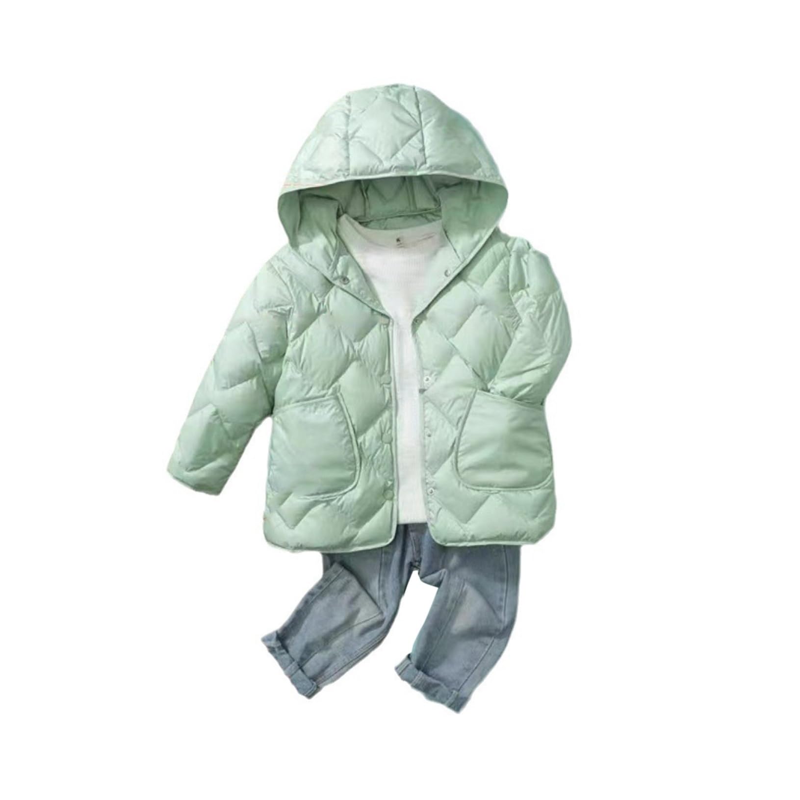 楽天エムーエムショップ子供ダウンジャケット ダウン85％ 秋冬 150cm ダウンコート 男女兼用 ベビー服 防寒防風 ショートコート 保温 上着 軽い おしゃれ カジュアル ジップアップ 普段着 通学 通園 雪遊び お出かけ アウター 贈物 水色