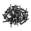 T プラスチック リベット バンパー フェンダー クリップ 30個入り