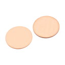 スタンピングブランク ペンダントネームプレート スタンピングプレート DIYタグ コッパー 工芸品装飾 32mm 2枚入り(3)