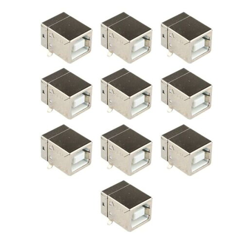 B/Fコネクタソケット 90度 DIP USB Bメスソケット ジャック 半田ポート 10個入り B/Fコネクタソケット 90度 DIP USB Bメスソケット ジャック 半田ポート 10個入り