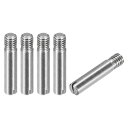 T 5個セット M6 x 30mm スロット付きシリンドリカルピン 304ステンレス鋼製 ダウエル 外部スレッド ロケーションピン 家具キャビネット用(3)