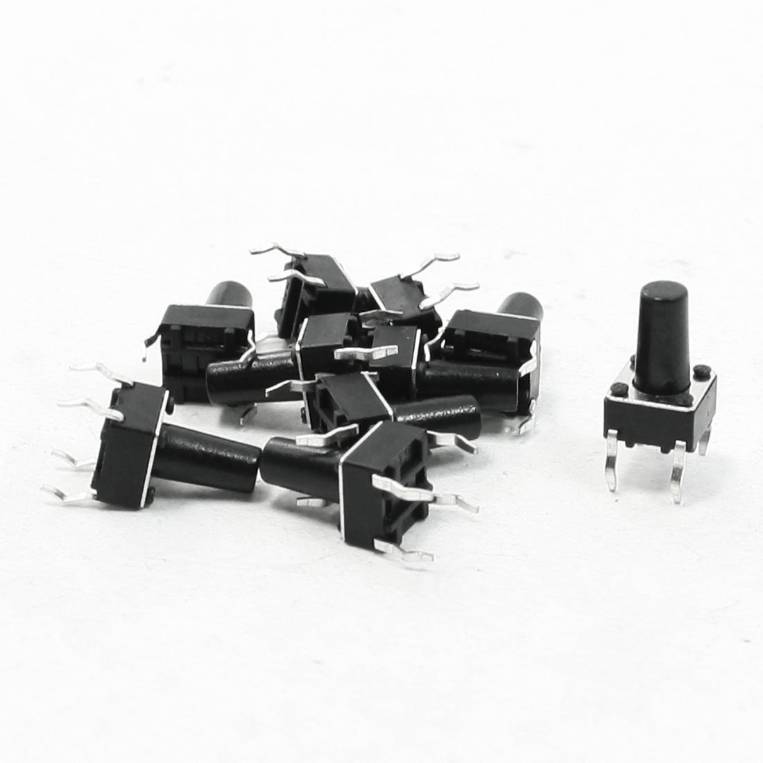 T 10pcs 6x6x10mm ݤܥ 4ԥ DIP PCB ִ ȥå