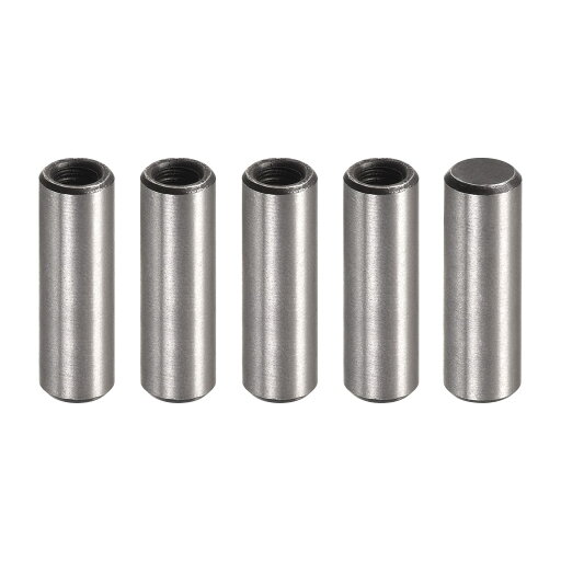T M5 内ネジノックピン 8x25mm 面取りフラット 炭素鋼 円筒ピン ベッド 本棚 金具 工業用ピン 5個入り T M5 内ネジノックピン 8x25mm 面取りフラット 炭素鋼 円筒ピン ベッド 本棚 金具 工業用ピン 5個入り