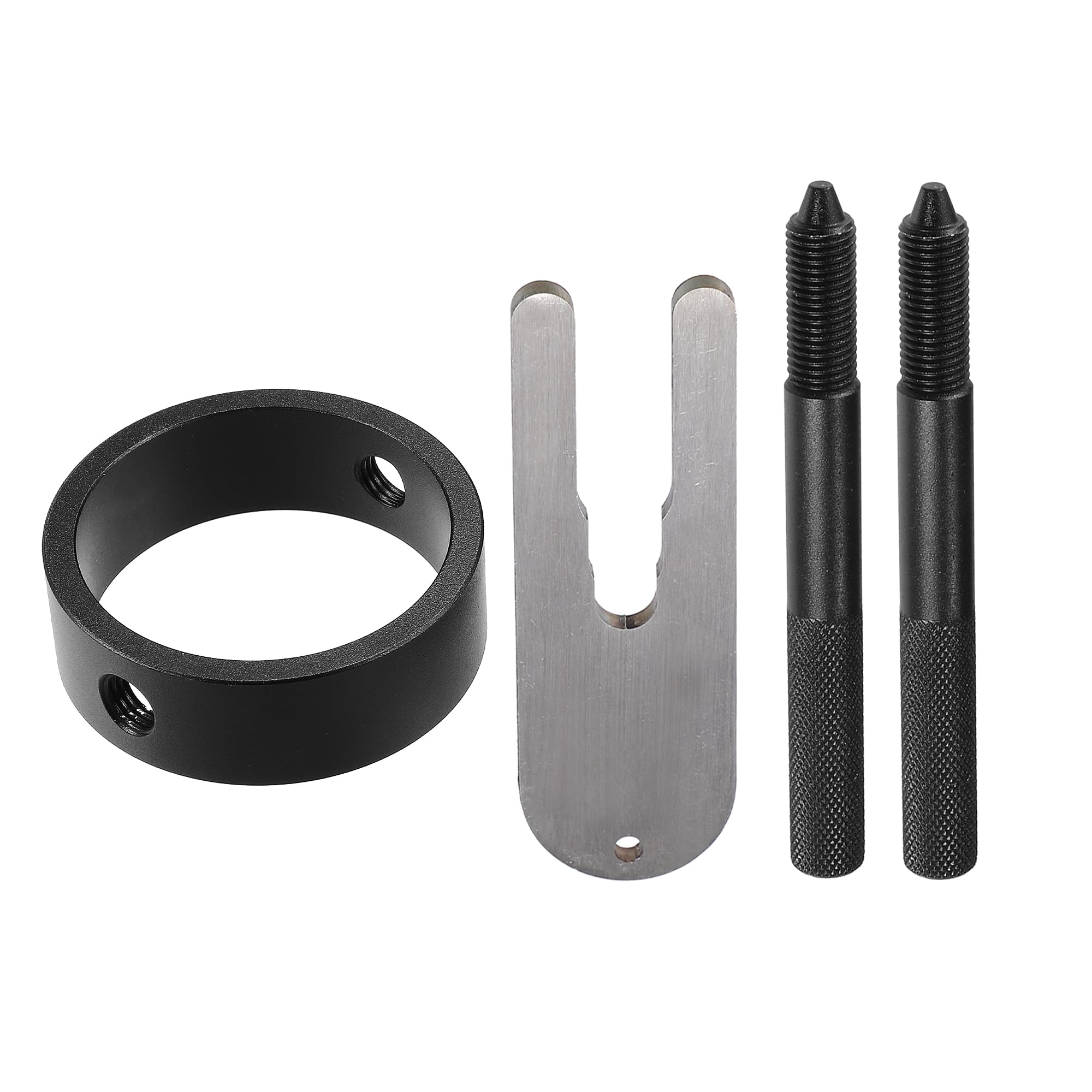 T オートバイのフォークスプリングコンプレッサーツール 逆さまストリートバイクオートバイフォーク用 ..