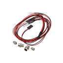 RC 1:10 On-Road Car用 5mm 3mm 夜 LED ヘッドライト 4本入り 2白2赤