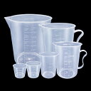 6個/セット、計量カップ、プラスチック製液体計量カップ、キッチン液体計量カップ、ベーキング調理用の多機能計量カップ、必須のキッチンツール、キッチン用品、