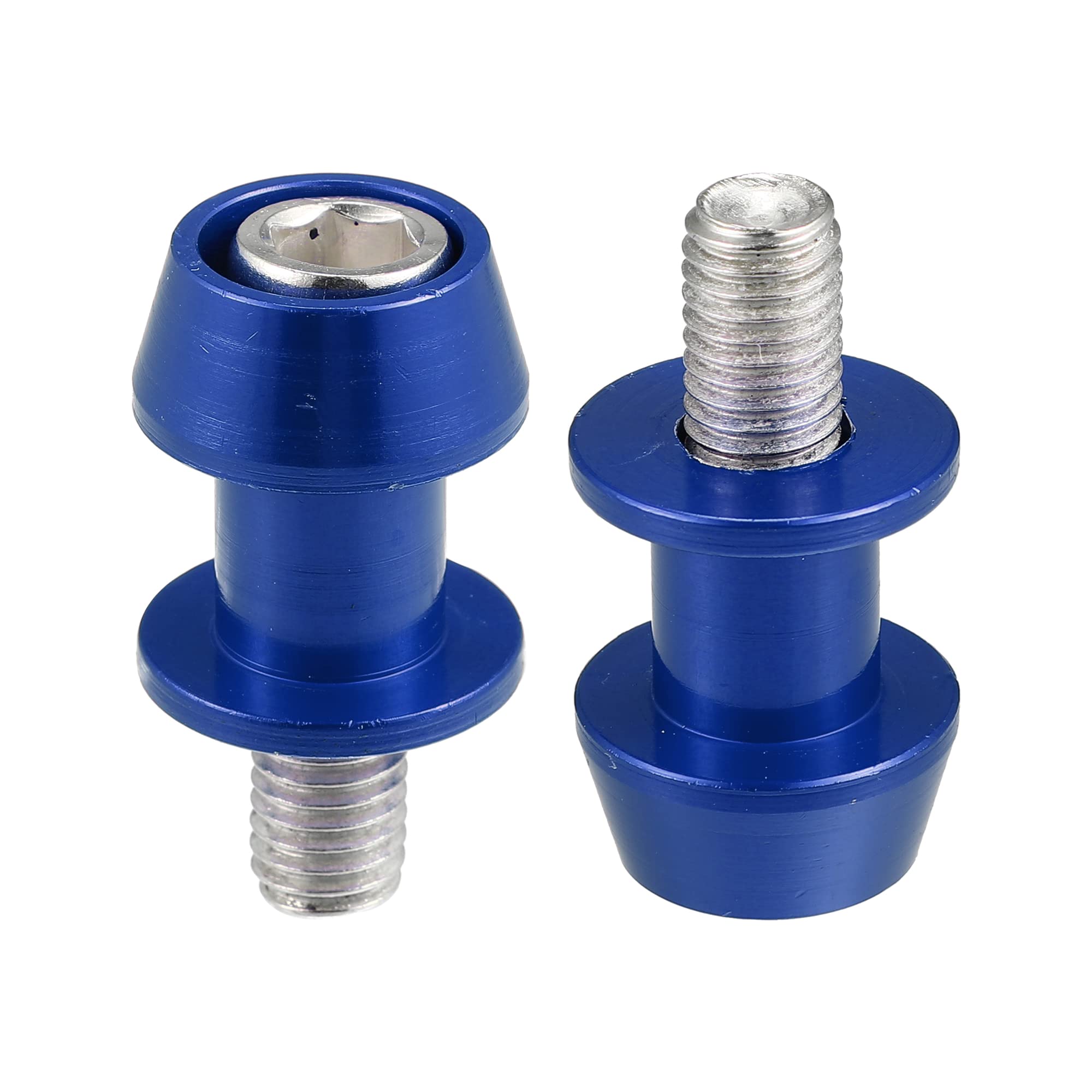 Tオートバイのスイングアームスプールスライダースタンド Kawasakiに対応 アルミニウム合金 10mm M10x1..