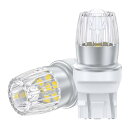 12V-24V車用LEDシングル球 ホワイト バルブ バックライト/ナンバー灯/デイライト