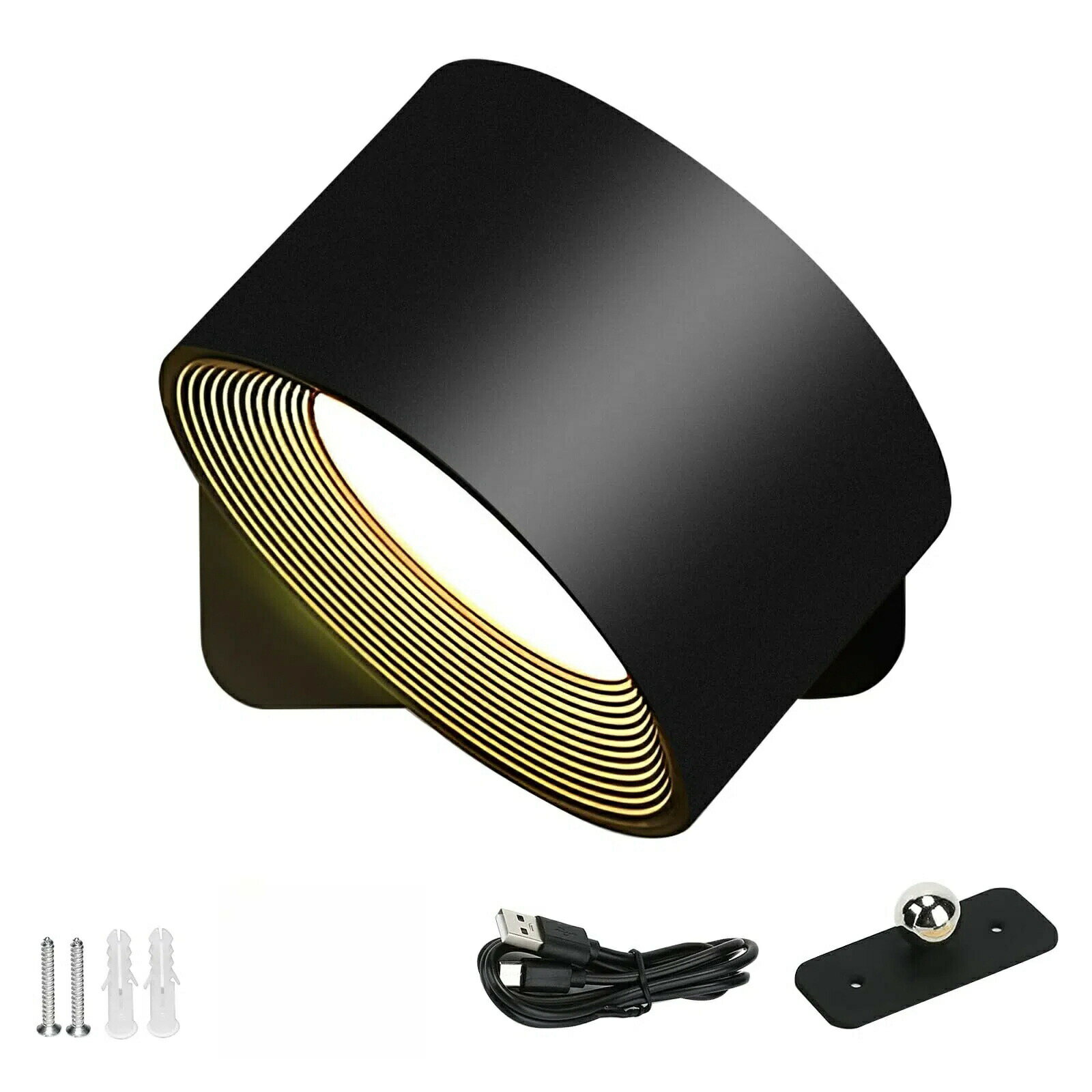 けライトスタンドライトledウォールライト3段調光調色スポットライトマグネット式工事不要360 ° 回転コードレスベッドヘッドランプ2 in ライトキッチンライト