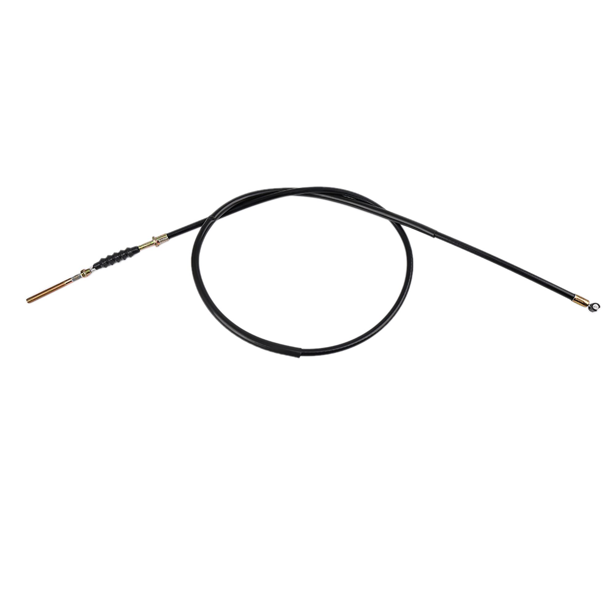 Tオートバイフロントブレーキケーブル ブラック ワイヤ Hondaに対応CG125用