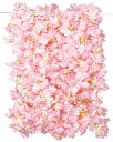 桜 造花 ライト 桜の花 ガーランド イルミネーション 造花の藤 135輪花 USB式 20LED電球 お花見 さくら 春の飾り 庭園飾り 母の日 結婚式 パー...