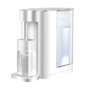 卓上ウォーターサーバー 3L インスタント加熱ウォーターディスペンサー電動ポンプ 高速熱ディスペンサーボトルディスペンサースマート電気ケトル 簡単な操作と安全設計(水カップは含まれません (ホワイト)(3)