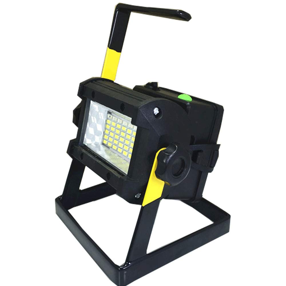 充電式 LED 投光器 ledライト 50W レジャー 釣り 板灯 集魚灯 間接照明 LEDライト 36個LED 作業用照明 ポータブル投光器