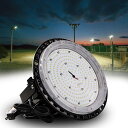UFO型LED投光器100W LED高天井灯 16000LM 高天井用 led照明1000Wバラストレス水銀灯相当 LED作業灯 led高天井器具 LED投光ラ...