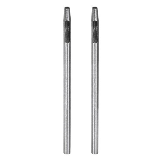 T レザー用ホローパンチ2個セット 2.5mmの丸穴パンチツール ベルトパンチャー用の炭素鋼シングルパンチ ウォッチベルトカット レザークラフト ゴム 紙 ファブリック プラスチック ソフト素材 T レザー用ホローパンチ2個セット 2.5mmの丸穴パンチツール ベルトパンチャー用の炭素鋼シングルパンチ ウォッチベルトカット レザークラフト ゴム 紙 ファブリック プラスチック ソフト素材
