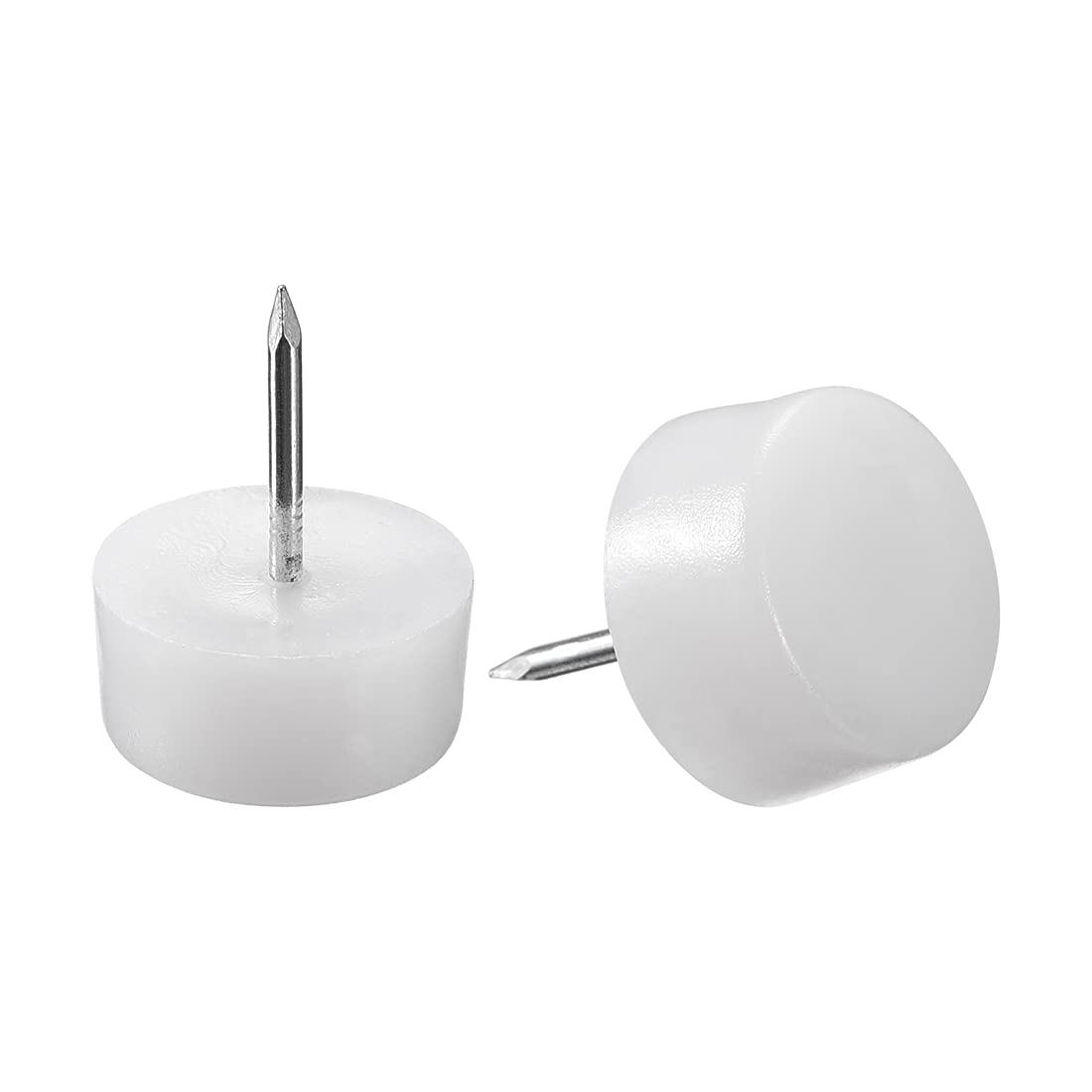 T 家具足ネイル 足グライド 固定脚 チェア用 椅子 テーブル プロテクター パッド 20mmの直径 プラスチック 40個