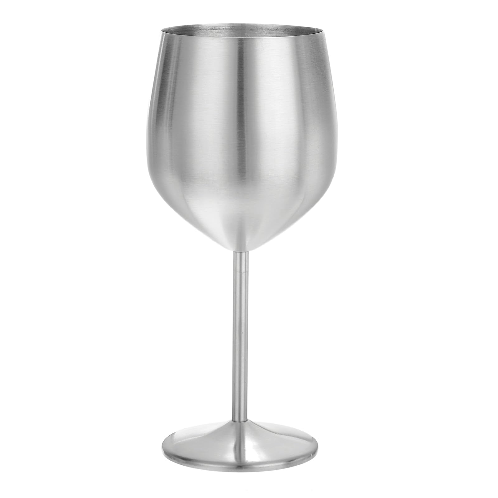 T割れないステム付きシャンパングラス 450ml/16 OZ赤ワイングラス 金属ステム付き割れにくいシャンパン..