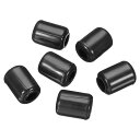 Tキッチンシンクラックフィート 5mm ID x 10.5mm OD PVC シンク交換用足 保護シンクグリッド用 ブラック 80個入り(3)