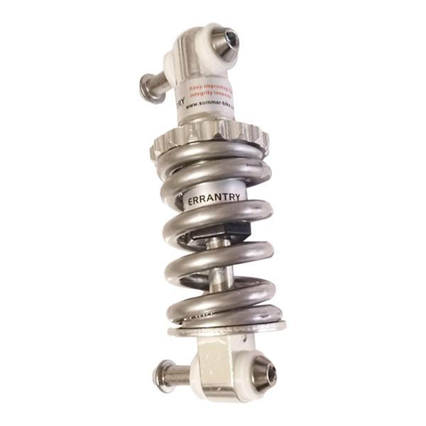 バイクリアショックアブソーバー メタルリアショック 折りたたみ自転車用 グレー 125mm