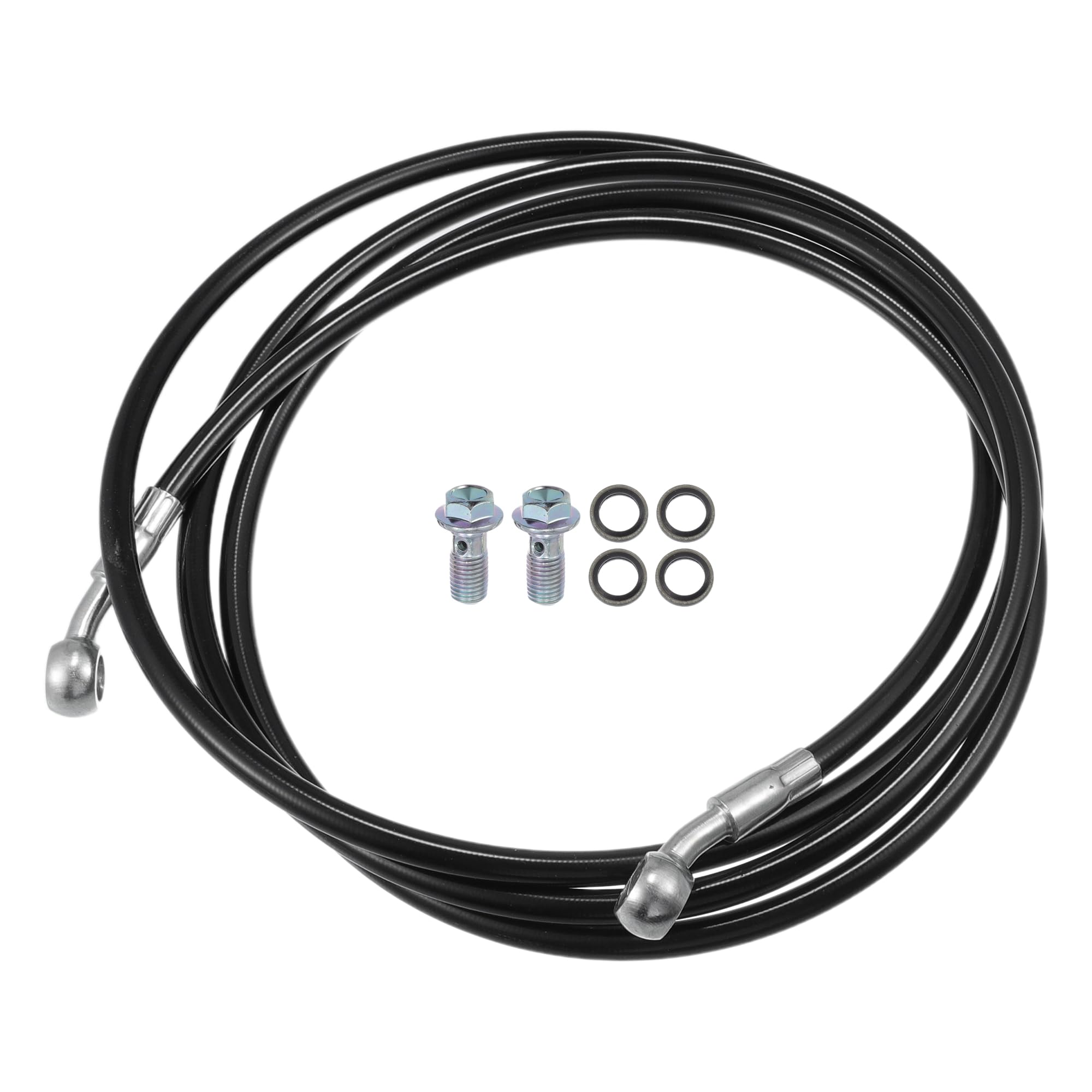 T ブレーキホース オートバイの油圧ブレーキラインオイルホース パイプ継手 ATV オートバイ モトクロス..