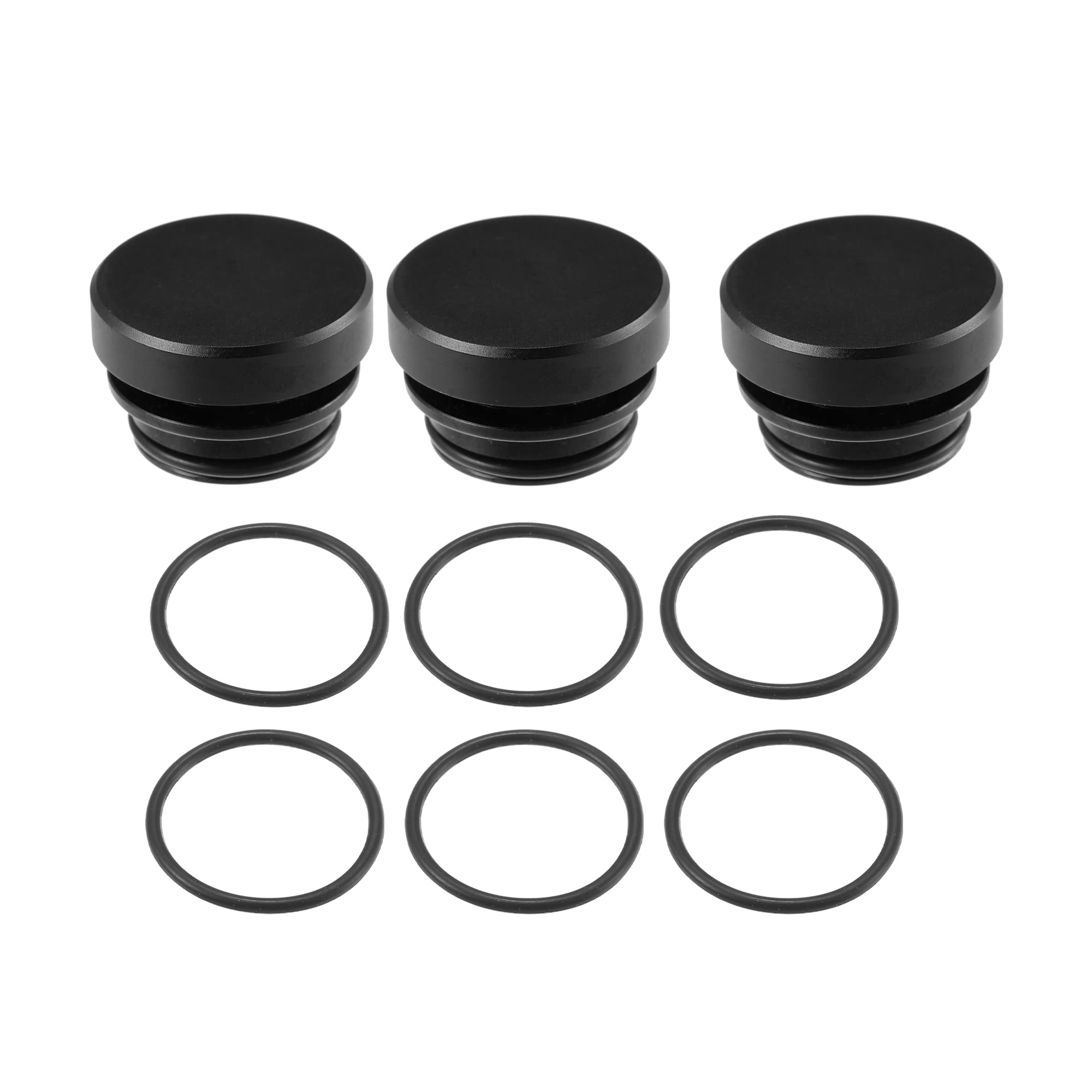 T 車のシガーライターソケットカバー 車汎用 防塵プラグ 交換 付属品 ユニバーサル ブラック 3個