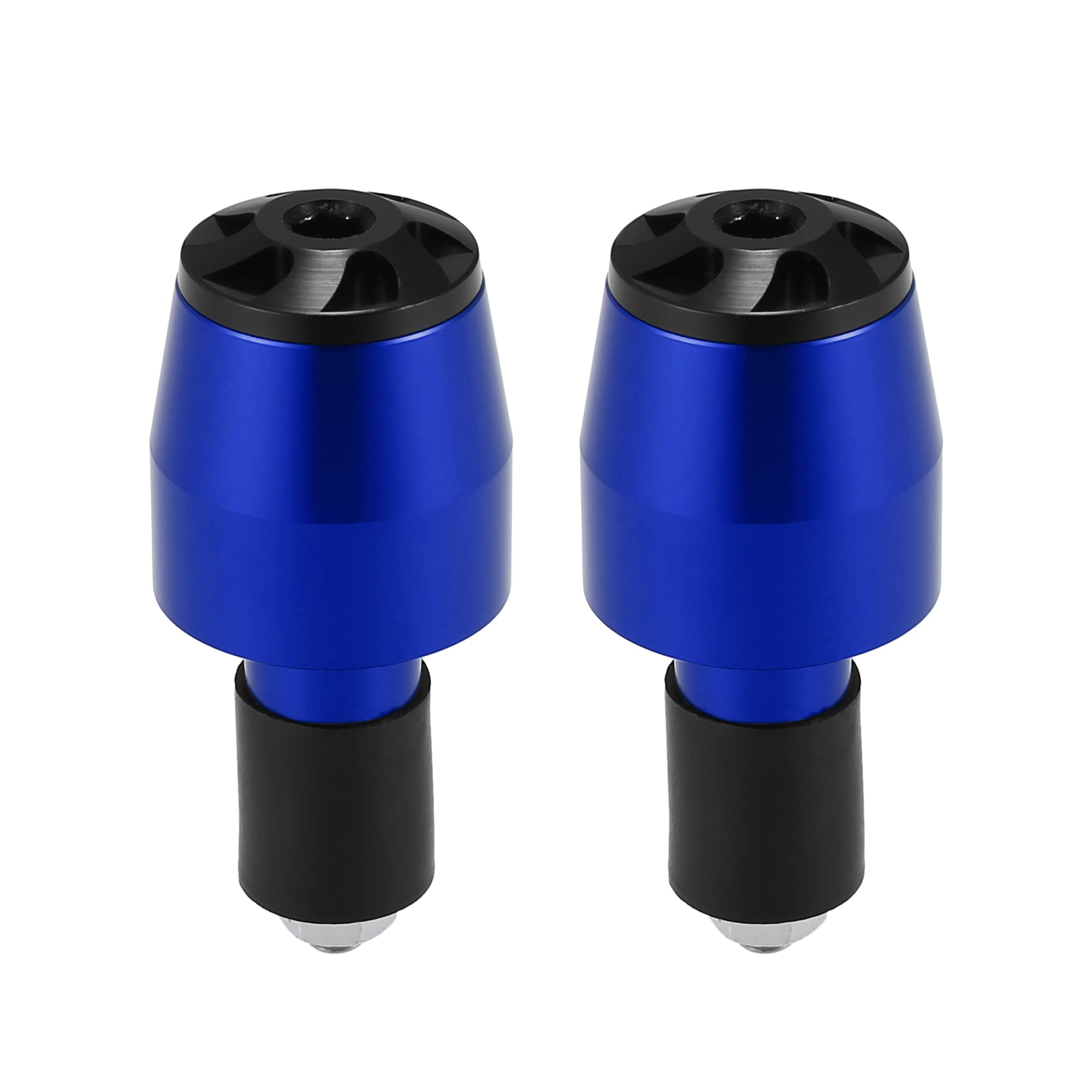 Tハンドルバーエンドプラグ オートバイ用 ユニバーサル アルミニウム合金 ハンドルバーエンドプラグキ..