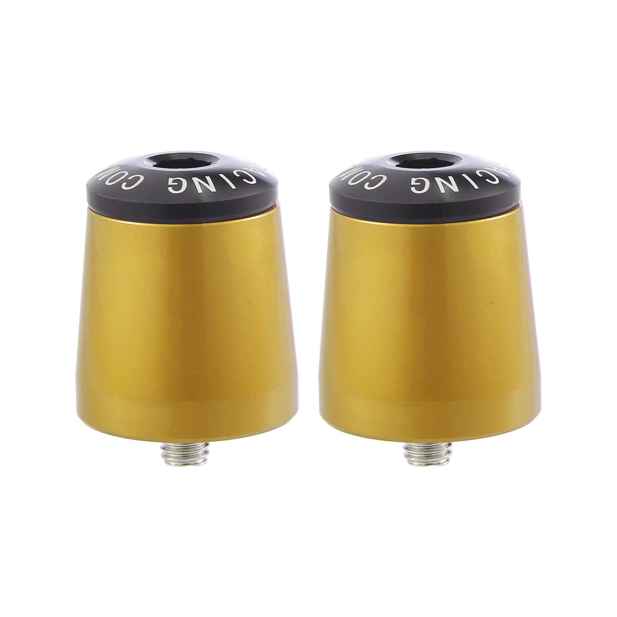 Tオートバイのハンドルバーエンドプラグ 22mm アルミニウム合金 ハンドルバーエンドプラグキャップ Kaw..