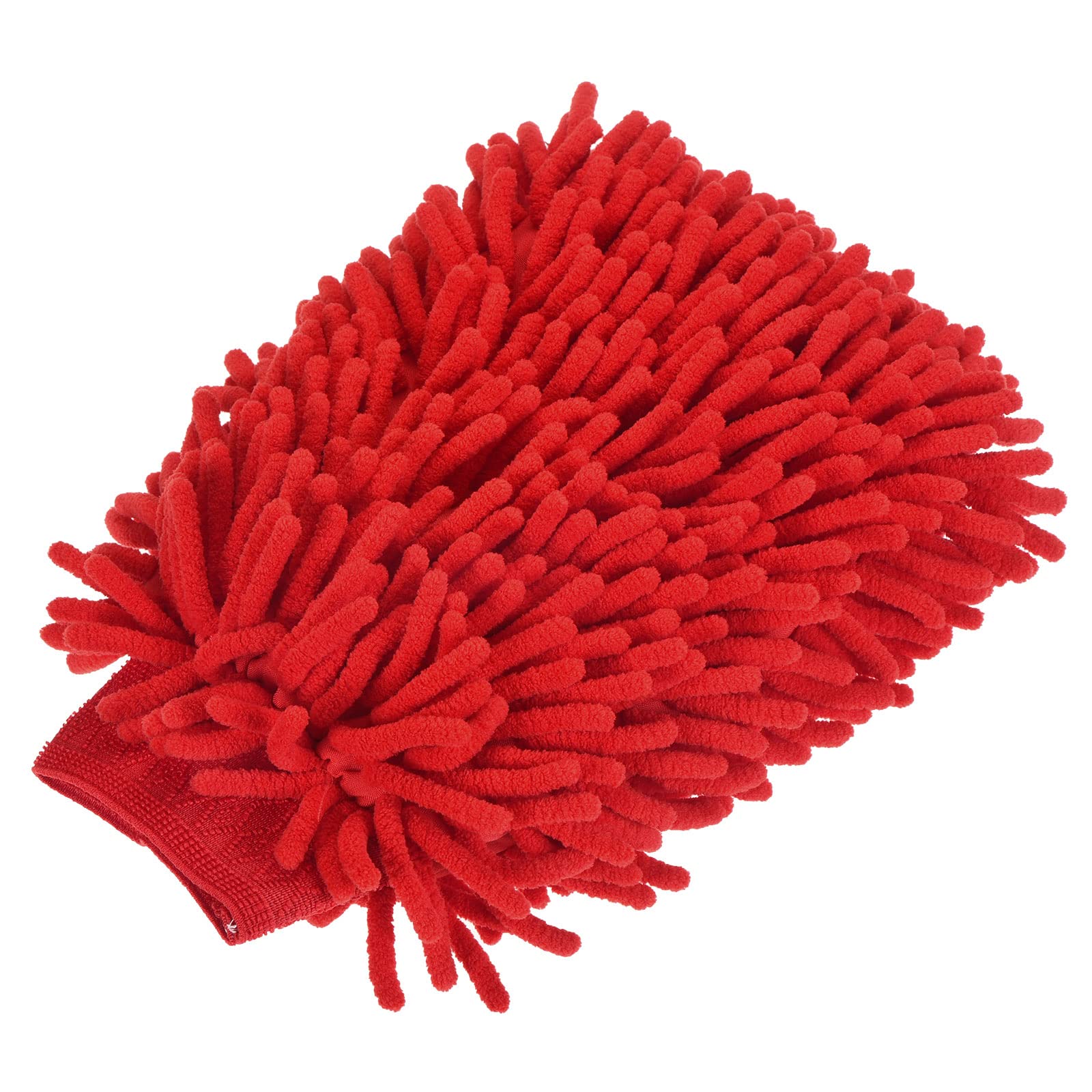 [T] マイクロファイバーソフトシェニールウォッシュミトン 両面 大 防塵手袋 ハウスクリーニング用 ロ..