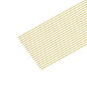 T 真鍮丸線 ソリッドブラスワイヤー 0.4 mm x 400 mm 各種ハーフハードワイヤー DIY ジュエリー製作用 20個