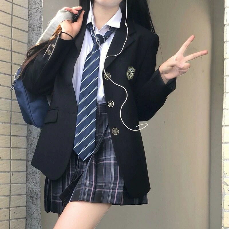 冬アウターセーラー服春トレンチコート韓国 学生 スクールブレザー 女子高生 中学生 冬 女の子 レディース 卒業式 高校生 無地 学生服 春 秋 入学 ジャケッ...