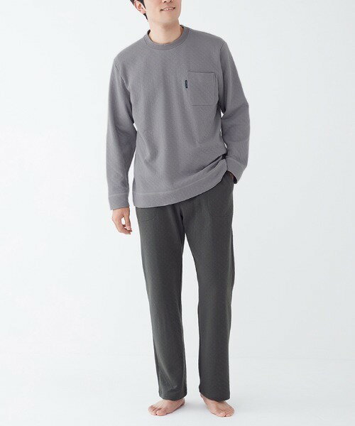 カテゴリ:ルームウェア&gt;ルームウェア/パジャマブランド品番:MH6533素材:本体: 綿90%， ポリエステル10%， 首ゴム部: 綿90%， ポリウレタン10%カラー:グレー，チャコールグレー，ネイビーカテゴリ:ルームウェア&gt;ルームウェア/パジャマブランド品番:MH6533素材:本体: 綿90%， ポリエステル10%， 首ゴム部: 綿90%， ポリウレタン10%カラー:グレー，チャコールグレー，ネイビー