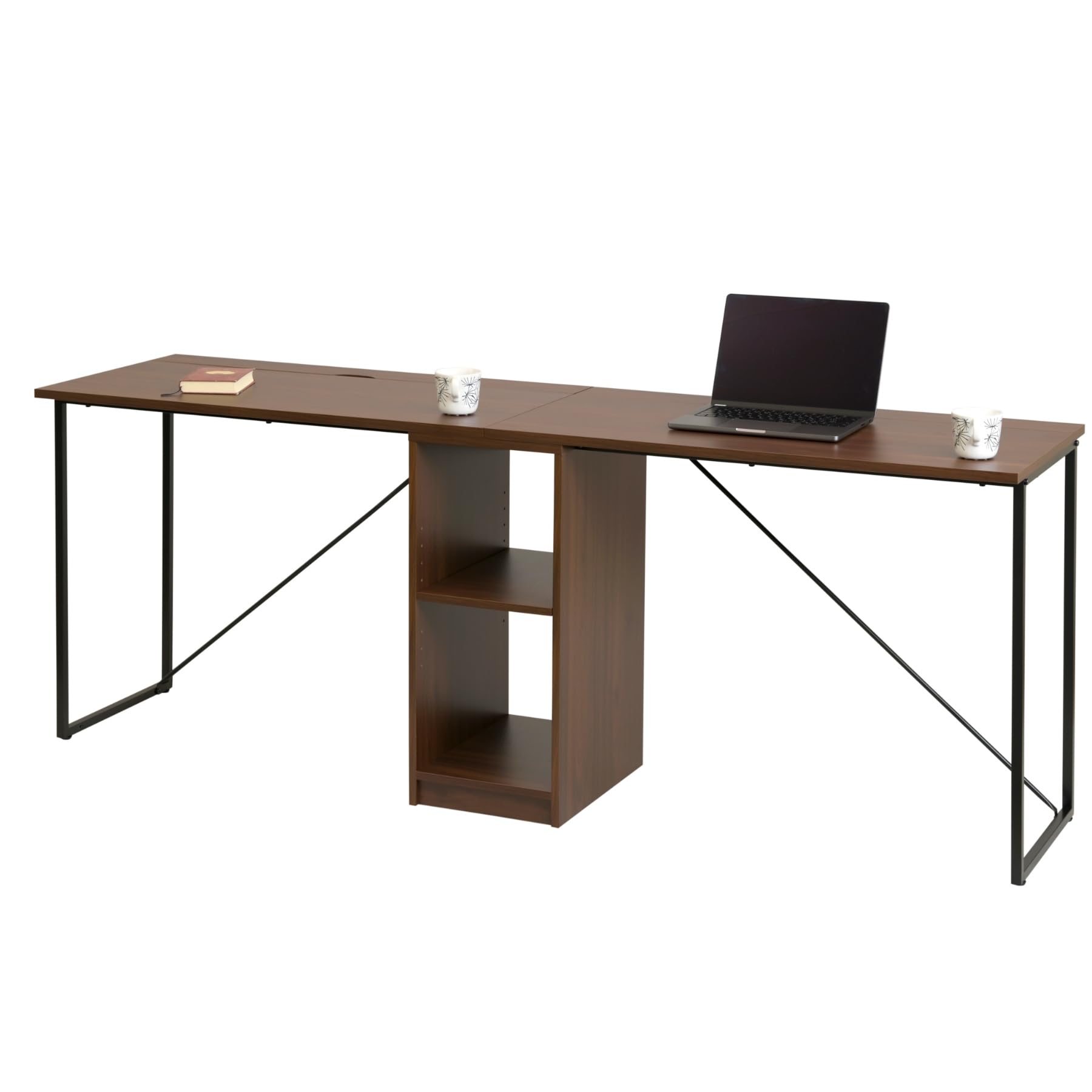 プラン パソコンデスク 2人用 デスク 机 二人用 幅190 cm 業務用 モニター2台 ワイドパソコンデスク ワ..