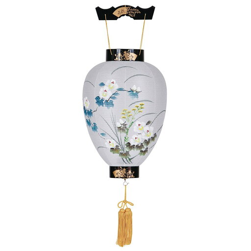 盆提灯 盆ちょうちん 御所提灯 LEDローソク電池灯付き コードレス 3411-L◆高さ44cm×火袋径29cm◆ 吊り提灯 証明書付 盆提灯 盆ちょうちん 御所提灯 LEDローソク電池灯付き コードレス 3411-L◆高さ44cm×火袋径29cm◆ 吊り提灯 証明書付