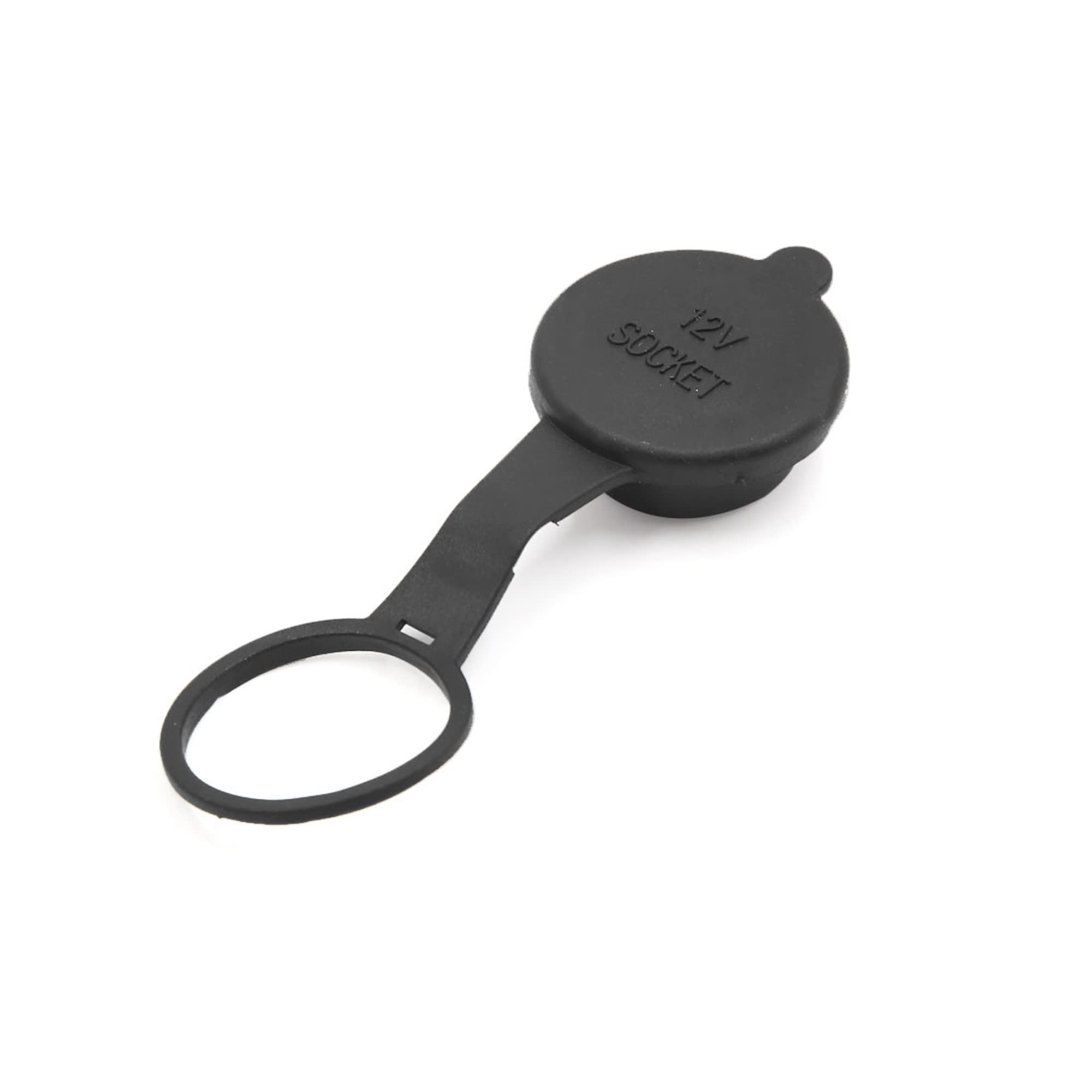 T ライターソケット ブラック 車のライターソケット 防水カバー キャップ 12V アウトレット 蓋 フィッ..