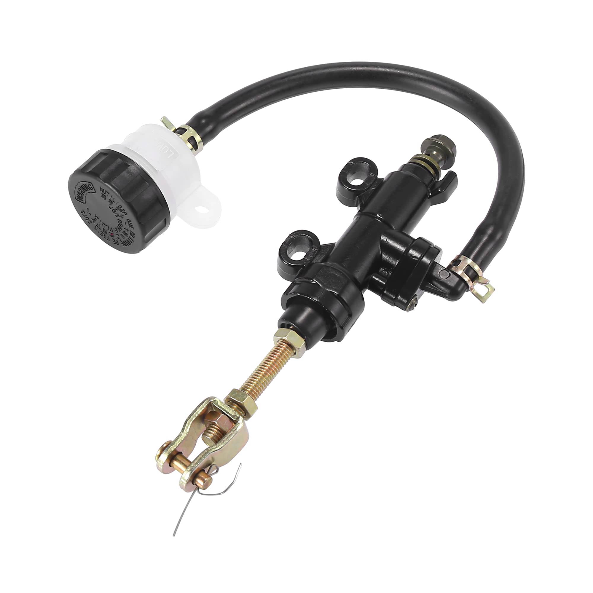 Motoforti リアブレーキマスターシリンダーポンプ フットブレーキ 貯水池付き オートバイ ダートバイク..