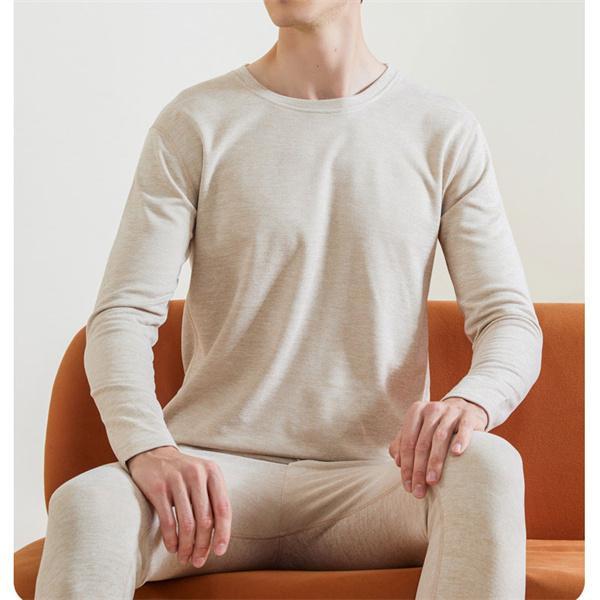 インナーウェア 無地 暖かい 防寒インナー 保温タイツ メンズインナー トップス 男性用 下着 肌着 秋冬 カジュアル 上下セット アンダーウェア