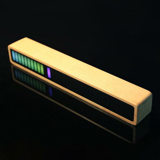 RGB BuletoothAPPコントロール調光可能な音声コントロールリズムランプメープルフレーム RGB BuletoothAPPコントロール調光可能な音声コントロールリズムランプメープルフレーム