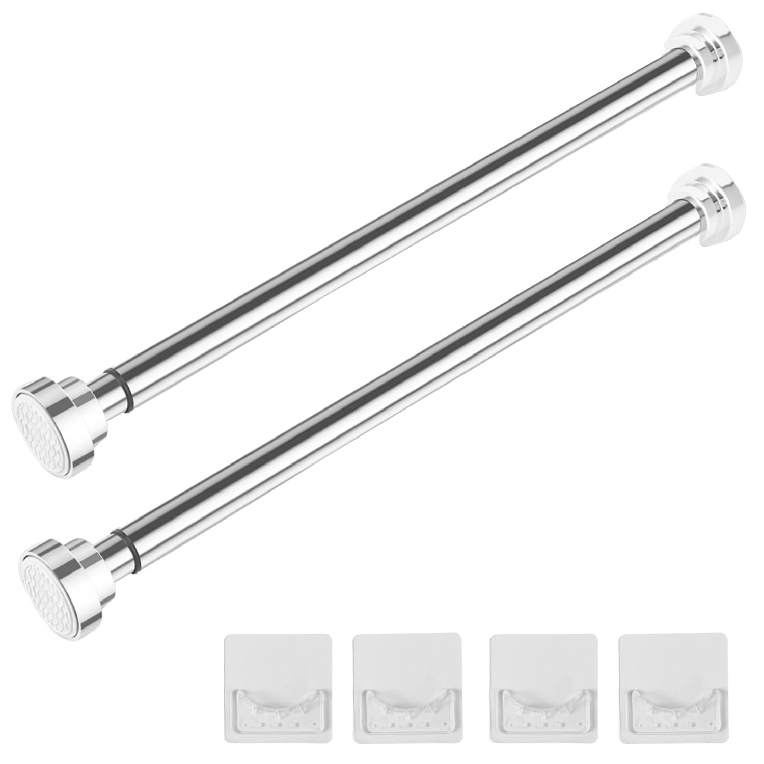 つっはり棒 強力 突っ張り棒 ステンレス鋼 65-100cm 強力突っ張り棒 ツッパリ棒 穴あけ不要 調節簡単 ..