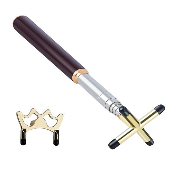 ビリヤードキュースティックブリッジ、ビリヤード台用ヘッド付きロークロスヘッド