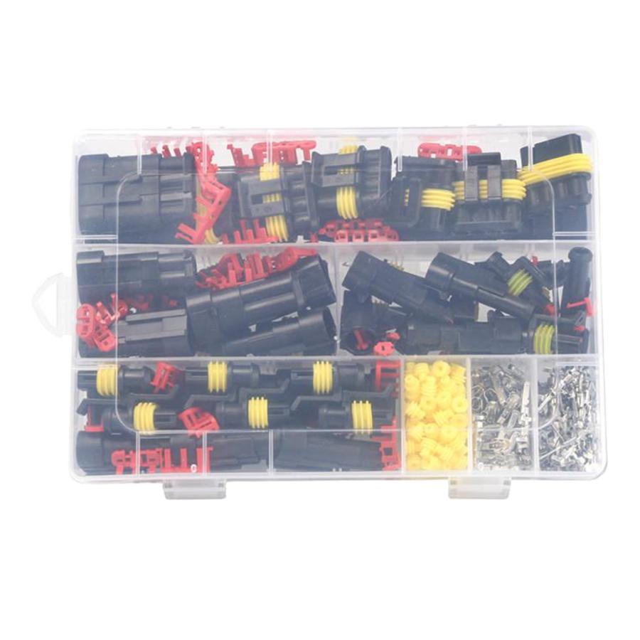 1/2/3/4ピン防水コネクタワイヤー端子コネクタセット自動車の車のため