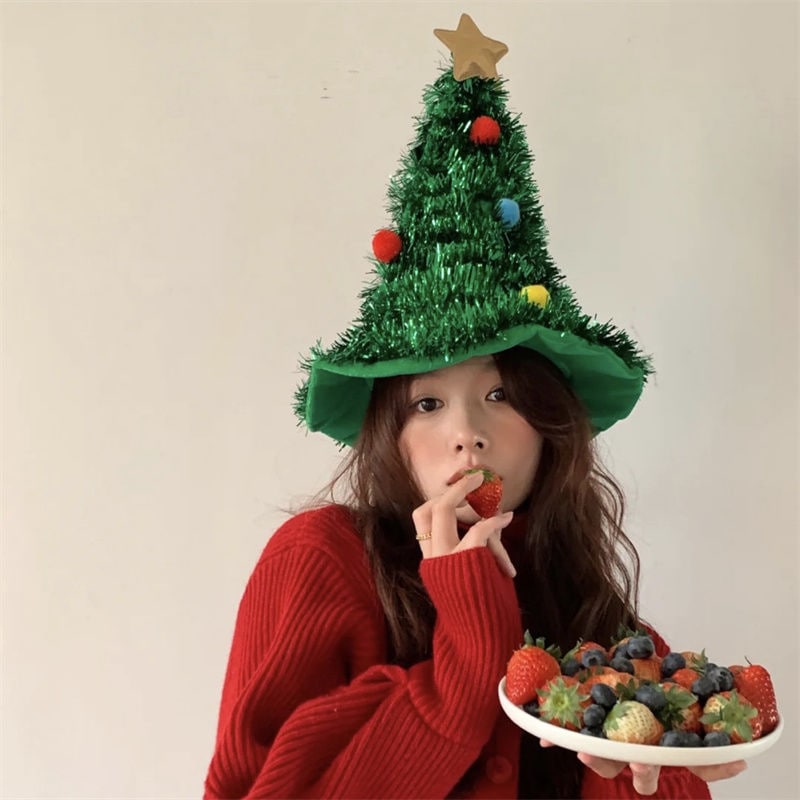 サンタコスプレ デコレーション帽子ぬいぐるみサンタクロース帽子大人子供サンタクロースコスプレクリスマスコフレ
