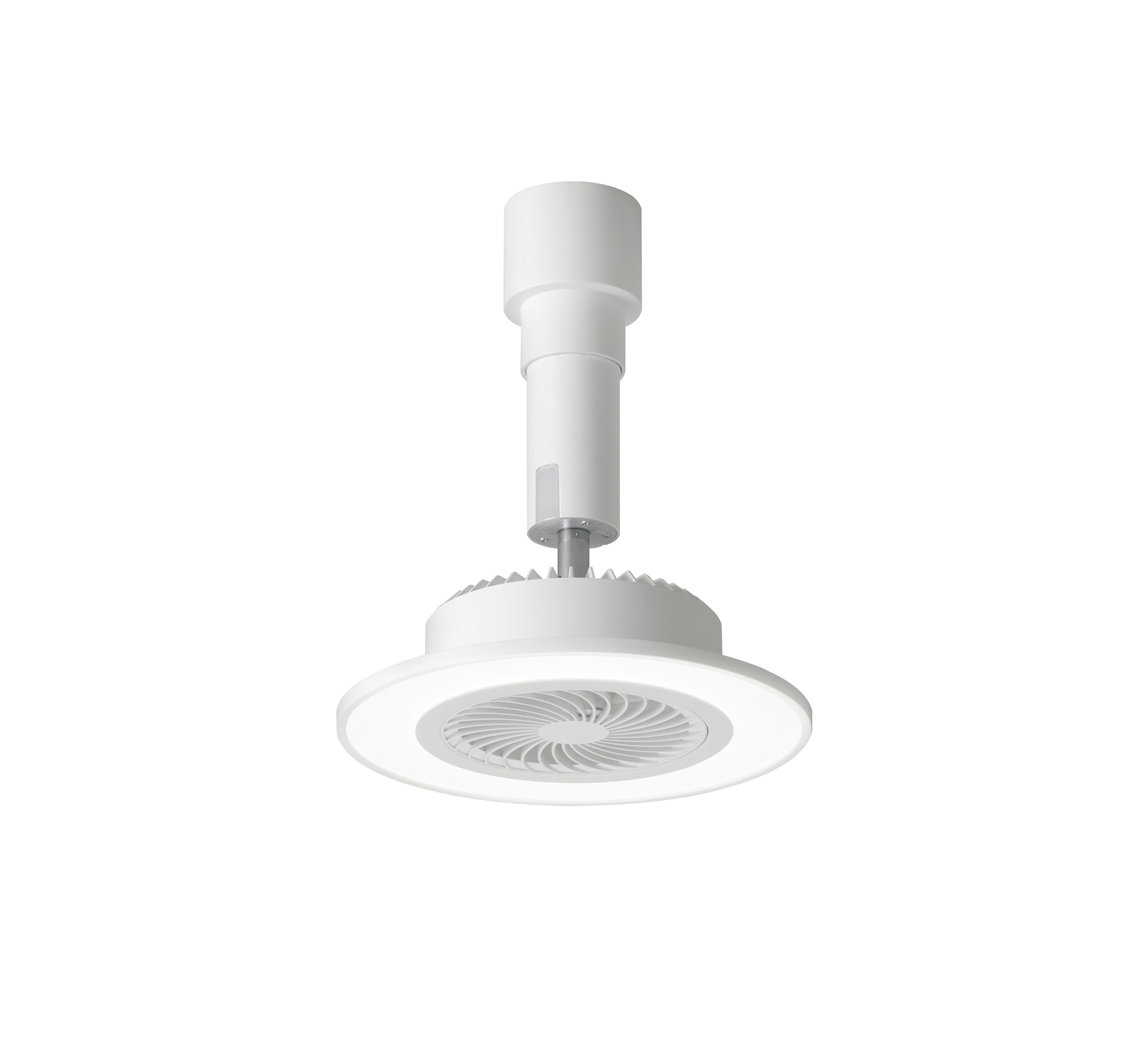 ミニファン 引っ掛けシーリングタイプ 電球色~昼白色 リモコン付風向切替 調光/調色