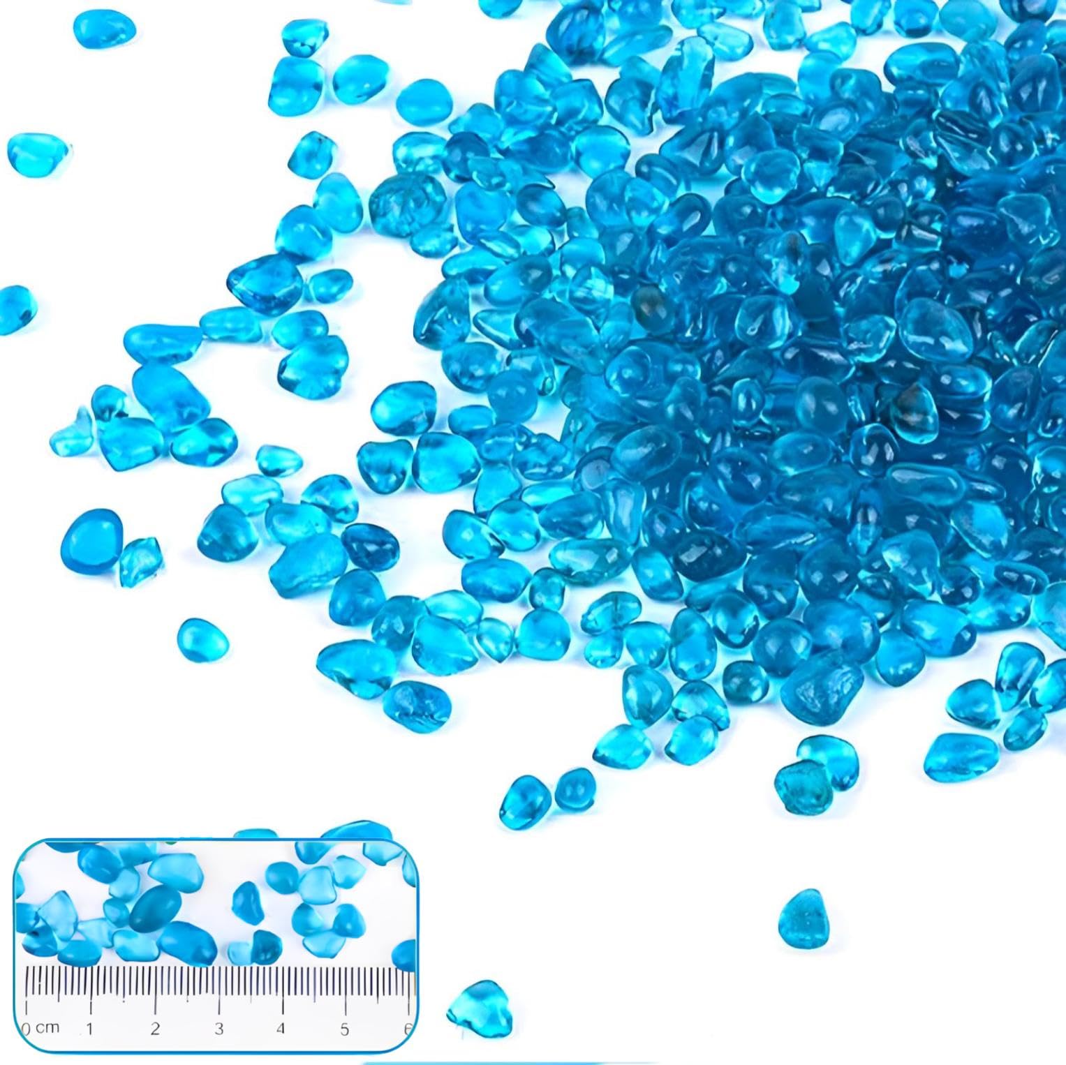 底床 底砂 アクアリウム 水槽 きれい きらきら おしゃれ 3-6mm 約500g(カラフル)