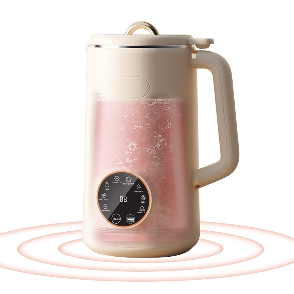 【800ml/1000ml大容量・12時間予約】豆乳製造機豆乳・米糊・果汁・花茶・お湯・トウモロコシジュース・..