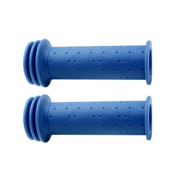2 個マウンテン ハンドルバー グリップ アンチ スリップ BMX 子供マウンテン ブルー