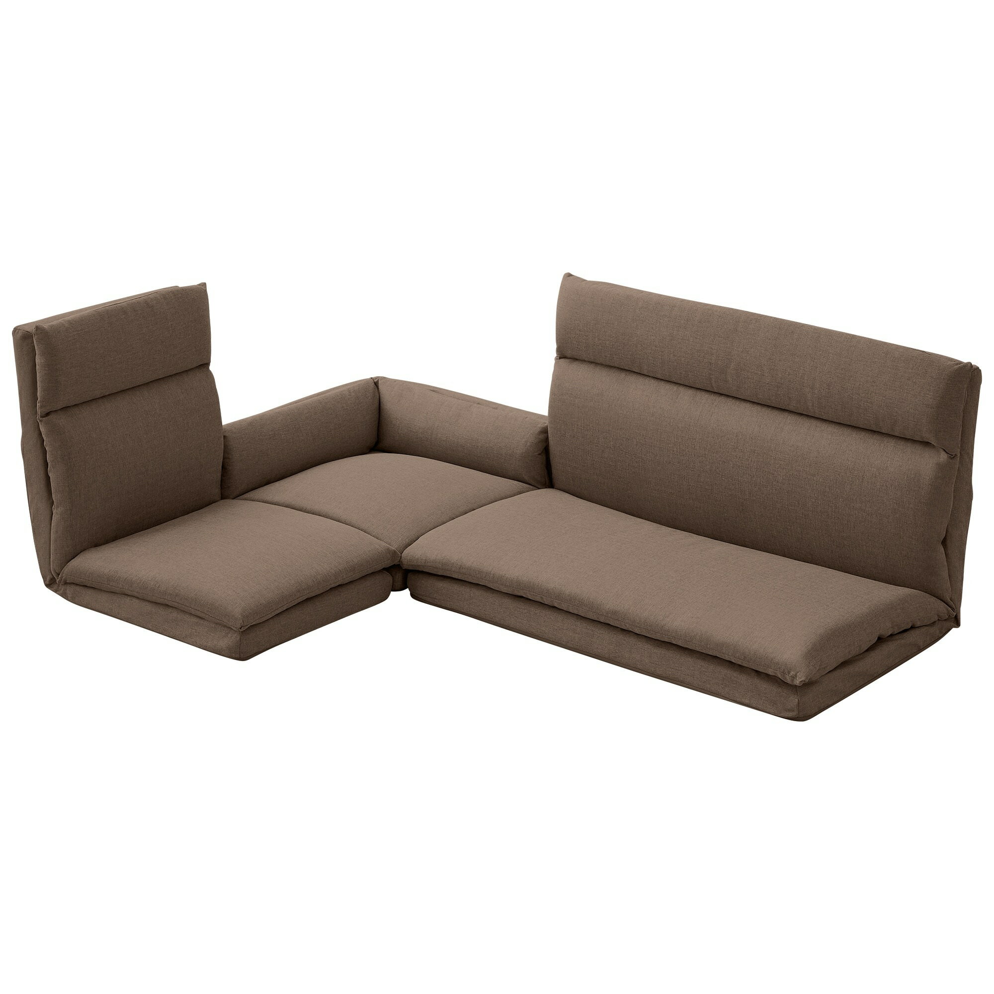 ソファ ソファーセット 3人掛け ローソファー 座椅子 フロアソファー ファブリック