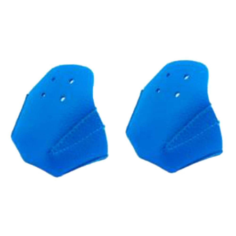 ローラースケート用つま先カバー2個、スケートつま先カバー、交換可能なローラースケート靴カバー(ブル..
