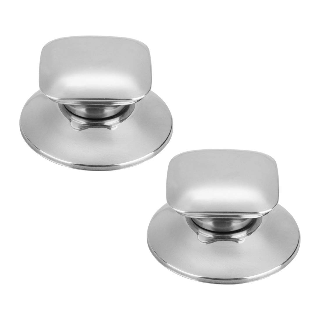 T蓋ノブ ステンレス鋼 パンカバー グリップ蓋交換 簡単なリフティング 耐熱ハンドル キッチン調理器具 ..