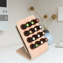 エッセンシャルオイル収納ラックブナ大きな木製12穴直立ポータブルオーガナイザーホルダーディスプレイホームホテルプレゼンテーションオフィス旅行