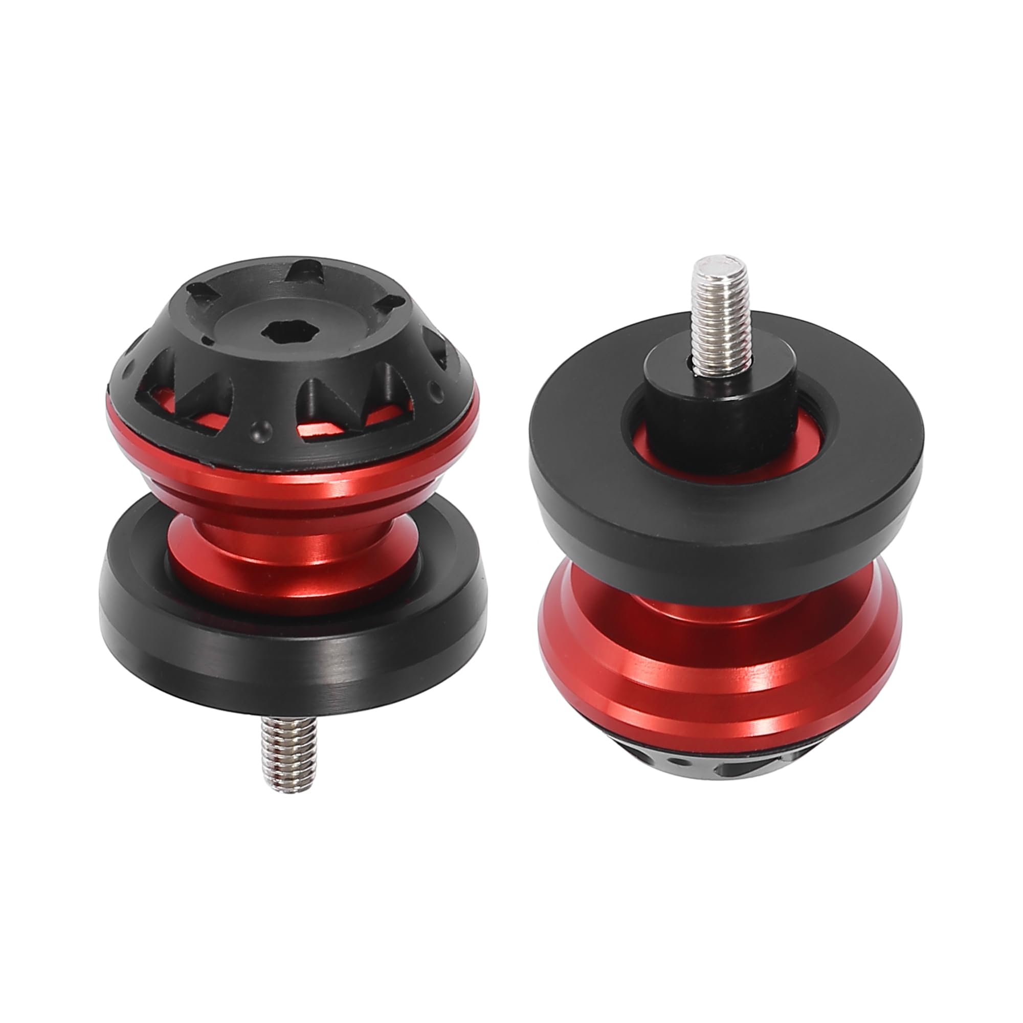 Motoforti モーターサイクルスイングアームスプール オートバイCNCスイングアームスライダー スタンド ..